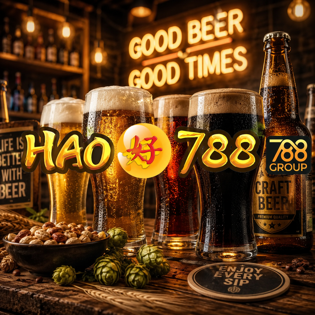 Galeri foto HAO788 x BeerLarder | Beer Import Terbaik Kesukaan Kalangan Semua Gamers 2026 di Yogyakarta